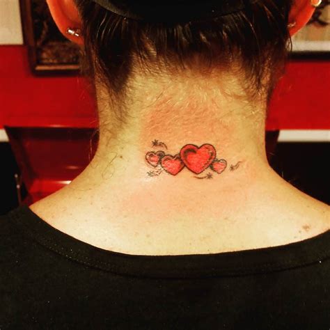 neck heart tattoo|sexy heart tattoo ideas.